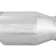 Load image into Gallery viewer, aFe Diesel Exhaust Tip Bolt On Polished 4in Inlet x 6in Outlet x 12in Length - Back View