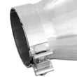 Load image into Gallery viewer, aFe Diesel Exhaust Tip Bolt On Polished 4in Inlet x 6in Outlet x 12in Length - Additional View 5