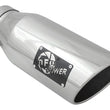 Load image into Gallery viewer, aFe Diesel Exhaust Tip Bolt On Polished 4in Inlet x 6in Outlet x 15in Long - Main Product View
