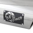 Load image into Gallery viewer, aFe Diesel Exhaust Tip Bolt On Polished 4in Inlet x 6in Outlet x 15in Long - Additional View 6