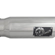 Load image into Gallery viewer, aFe Diesel Exhaust Tip Bolt On Polished 4in Inlex x 5in Outlet x 15in - Installation View