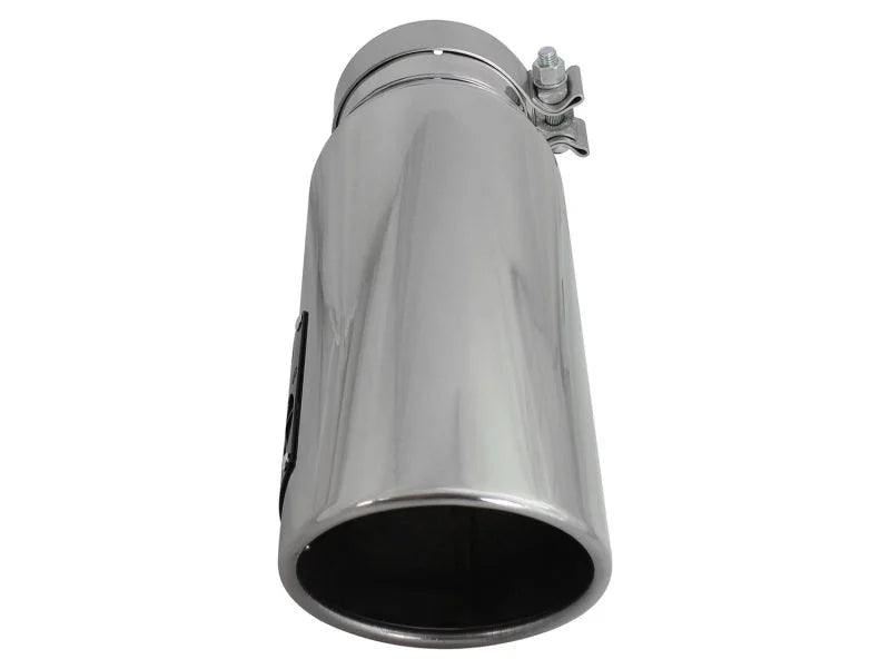 aFe Diesel Exhaust Tip Bolt On Polished 4in Inlex x 5in Outlet x 15in - Additional View 6