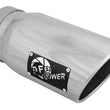 Load image into Gallery viewer, aFe Diesel Exhaust Tip Bolt On Polished 5in Inlet x 6in Outlet x 12in Long - Main Product View