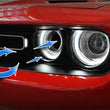 Load image into Gallery viewer, aFe Dynamic Air Scoop 2015 Dodge Challenger V6-3.6 / V8-5.7/6.4L HEMI - BLK - Back View