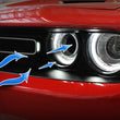 Load image into Gallery viewer, aFe Dynamic Air Scoop 2015 Dodge Challenger V6-3.6 / V8-5.7/6.4L HEMI - Blue - Side View