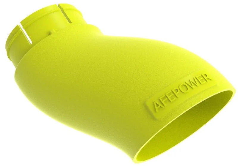aFe Dynamic Air Scoop 2015 Dodge Challenger V6-3.6 / V8-5.7/6.4L HEMI - Green - Back View