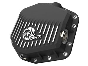 aFe Ford Bronco Raptor 22-25 V6-3.0L POWER Pro Series Rear Differential Cover Black w/ Machined Fins - Main Product View
