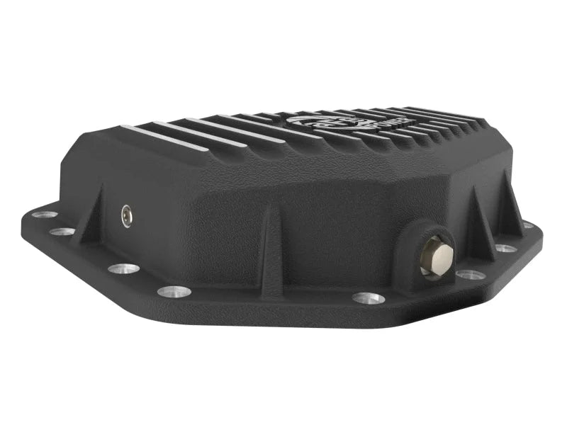 aFe Ford Bronco Raptor 22-25 V6-3.0L POWER Pro Series Rear Differential Cover Black w/ Machined Fins - Additional View 9