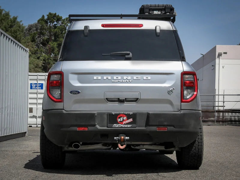 aFe Ford Bronco Sport 21-22 L3-1.5L (t)/L4-2.0L (t) Vulcan Axle-Back Exhaust System- Polished Tips - Installation View