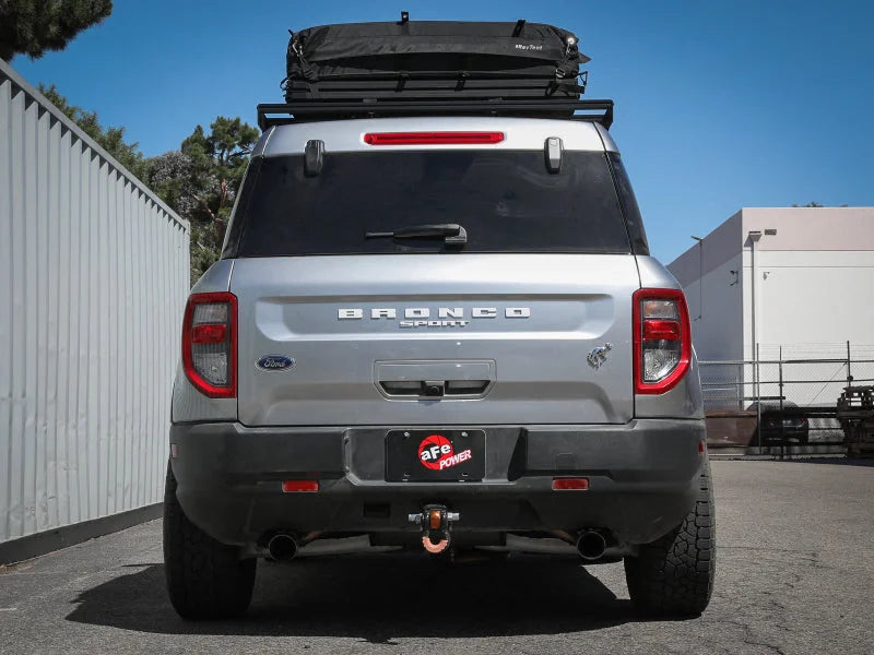 aFe Ford Bronco Sport 21-22 L3-1.5L (t)/L4-2.0L (t) Vulcan Cat-Back Exhaust System- Black Tips - Installation View