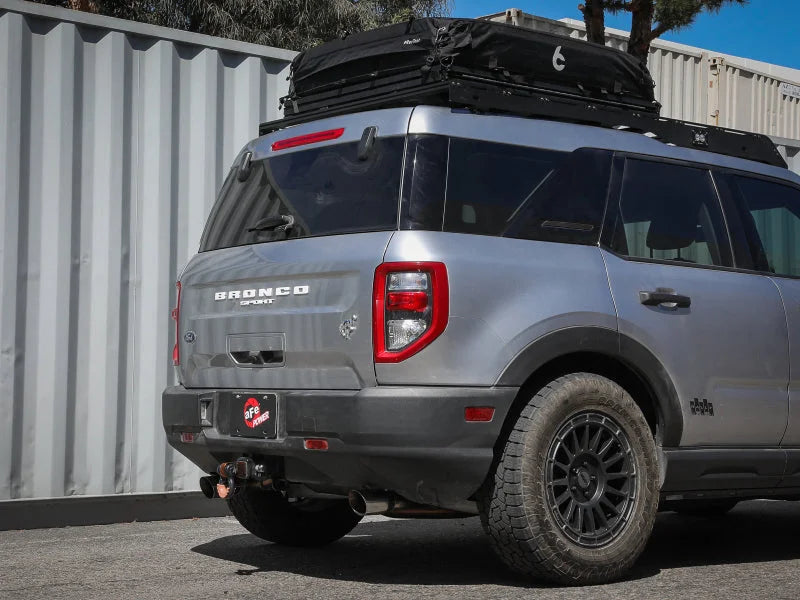 aFe Ford Bronco Sport 21-22 L3-1.5L (t)/L4-2.0L (t) Vulcan Cat-Back Exhaust System-Polished Tips - Back View