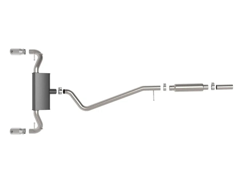 aFe Ford Bronco Sport 21-22 L3-1.5L (t)/L4-2.0L (t) Vulcan Cat-Back Exhaust System-Polished Tips - Additional View 7