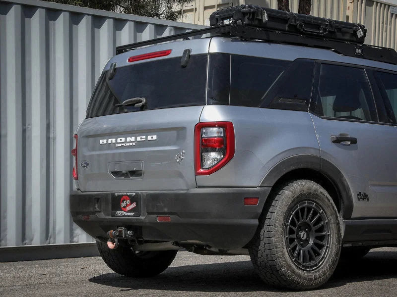 aFe Ford Bronco Sport 21-22 L3-1.5L (t)/L4-2.0L (t) Vulcan Hi-Tuck Axle-Back Exhaust System - Side View