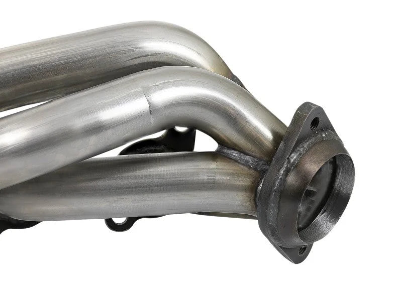 aFe Ford F-150 15-22 V8-5.0L Twisted Steel 304 Stainless Steel Headers - Side View