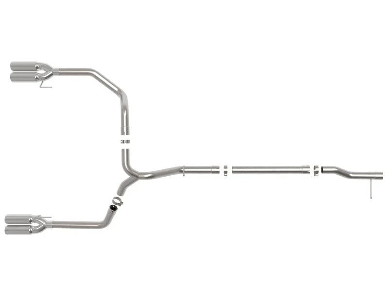 aFe GM Trucks 23-24 L6-3.0L (td) LZ0 Vulcan Series 3in 304 SS DPF-Back Exhaust System w/Polished Tip - Additional View 6