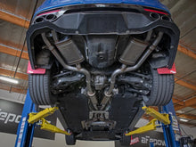 Load image into Gallery viewer, aFe Gemini XV 2.5in 304 SS Cat-Back Exhaust w/Cut-Out 18-22 Kia Stinger V6 3.3L - Side View