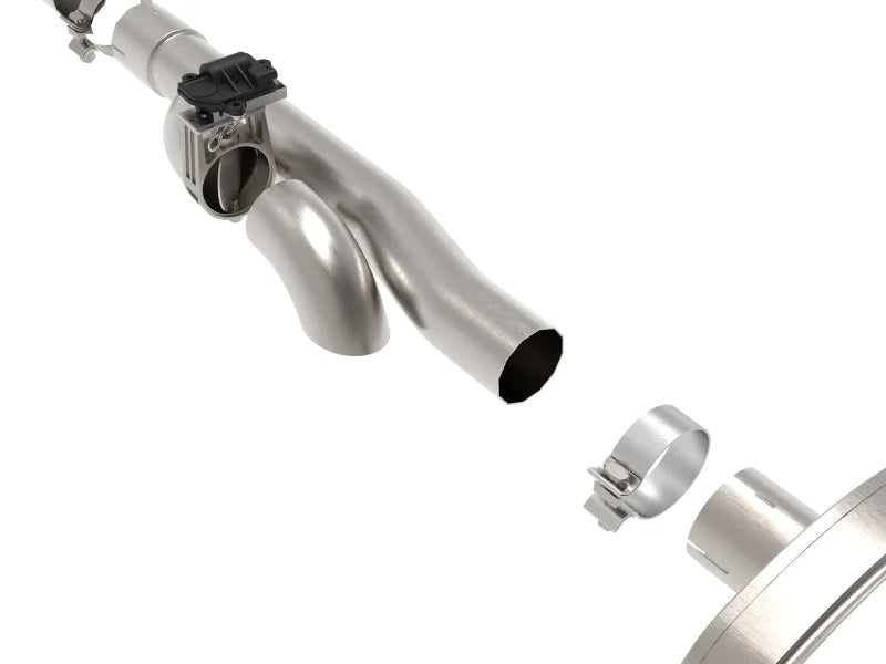 aFe Gemini XV 3in 304 SS Cat-Back Exhaust 09-18 GM Trucks V6-4.3/V8-4.8/5.3L w/ Black Tips - Additional View 7