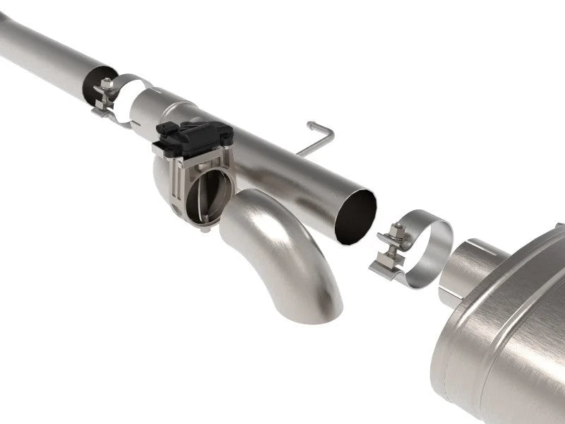 aFe Gemini XV 3in 304 SS Cat-Back Exhaust 2021 Ford F-150 V6 2.7L/3.5L (tt)/V8 5.0L w/ CO Black Tips - Additional View 5