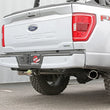 Load image into Gallery viewer, aFe Gemini XV 3in 304 SS Cat-Back Exhaust 2021 Ford F-150 V6 2.7L/3.5L (tt)/V8 5.0L w/ Polished Tips - Back View