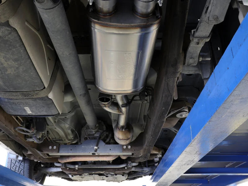 aFe Gemini XV 3in 304 SS Cat-Back Exhaust w/ Cutout 09-18 GM Trucks 4.3L/4.8L/5.3L w/ Black Tips - Additional View 11