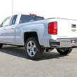 Load image into Gallery viewer, aFe Gemini XV 3in 304 SS Cat-Back Exhaust w/ Cutout 14-19 GM Trucks 4.3L/5.3L w/ Black Tips - Installation View