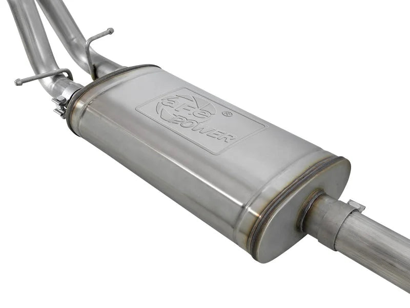 aFe Gemini XV 3in 304 SS Cat-Back Exhaust w/ Cutout 19-21 GM Silverado/Sierra 1500 V8 - Additional View 6