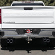 Load image into Gallery viewer, aFe Gemini XV 3in 304 SS Cat-Back Exhaust w/ Cutout 19-21 GM Silverado/Sierra 1500 V8- w/ Black Tips - Side View
