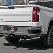 Load image into Gallery viewer, aFe Gemini XV 3in 304 SS Cat-Back Exhaust w/ Cutout 19-21 GM Silverado/Sierra 1500 V8- w/ Black Tips - Back View
