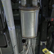 Load image into Gallery viewer, aFe Gemini XV 3in 304 SS Cat-Back Exhaust w/ Cutout 19-21 GM Silverado/Sierra 1500 V8- w/ Black Tips - Installation View