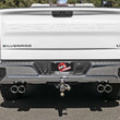 Load image into Gallery viewer, aFe Gemini XV 3in 304 SS Cat-Back Exhaust w/ Cutout 19-21 GM Silverado/Sierra 1500 V8- w/ Black Tips - Installation View