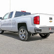 Load image into Gallery viewer, aFe Gemini XV 3in 304SS CB Exhaust w/ Cutout 14-19 GM Trucks 4.3/5.3L w/ Pol Tips - CrewCab/Extended - Installation View