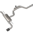 Load image into Gallery viewer, aFe Gemini XV 3in to 2 1/2in 304 SS Cat-Back Exhaust 22-23 Volkswagen GTI (MK8) 2.0L w/ Carbon Tips - Main Product View