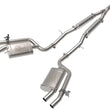 Load image into Gallery viewer, aFe Gemini XV 3in to Dual 2-1/2in 304 SS Cat-Back Exhaust w/ Cut-Out 18-21 Kia Stinger L4-2.0L (t) - Main Product View