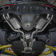 Load image into Gallery viewer, aFe Gemini XV 3in to Dual 2-1/2in 304 SS Cat-Back Exhaust w/ Cut-Out 18-21 Kia Stinger L4-2.0L (t) - Back View