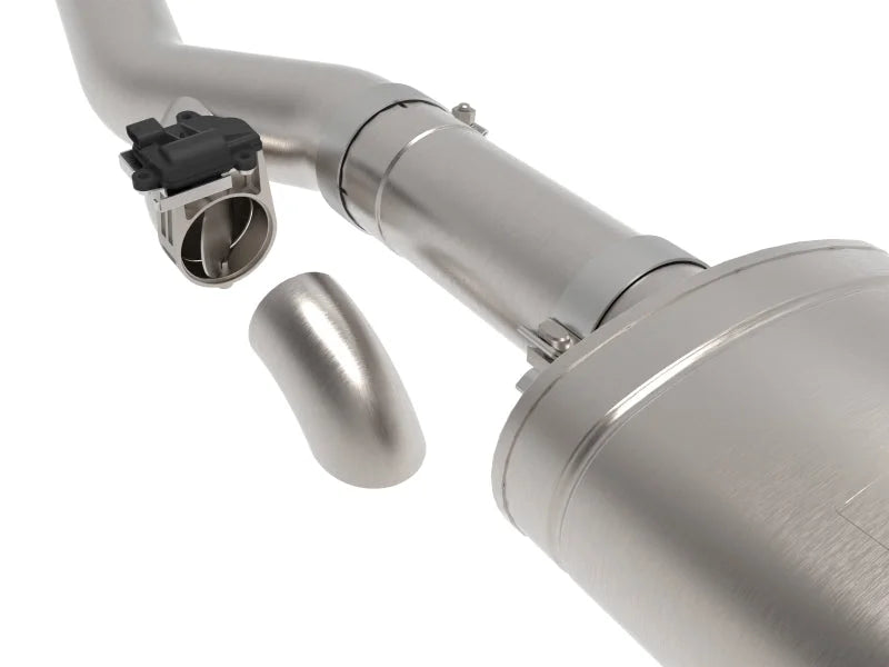aFe Gemini XV 4in to Dual 3in 304 SS Cat-Back Exhaust w/ Cutout 19-21 GM Silverado/Sierra V8-6.2L - Additional View 8