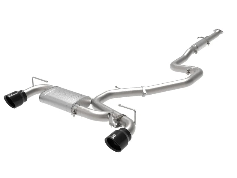aFe Hyundai Veloster N 21-22 L4-2.0L (t) Takeda Cat-Back Exhaust System- Black Tips - Main Product View