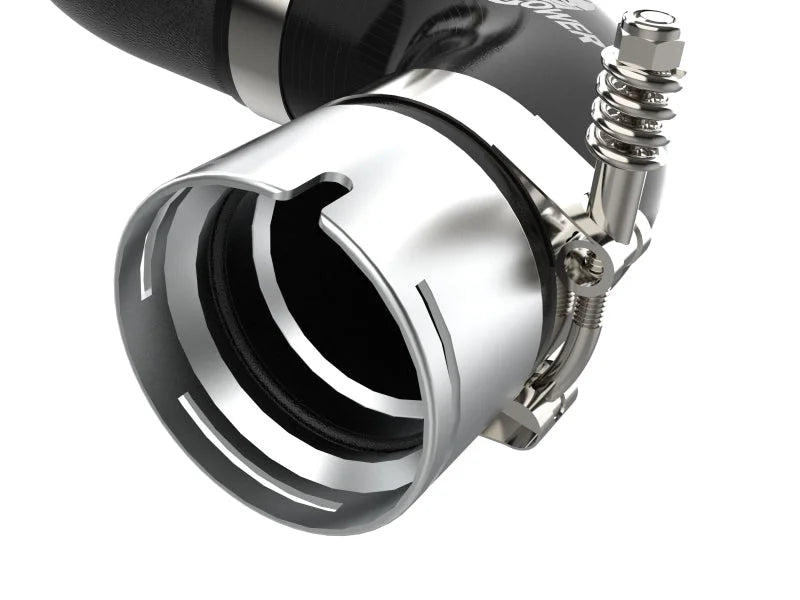 aFe Kia Stinger 18-22 V6-3.3L (tt) BladeRunner Hot Charge Pipe- Black - Additional View 6