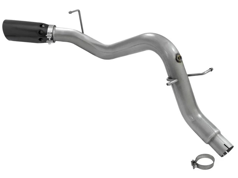 aFe LARGE BORE HD 3.5in DPF-Back SS Exhaust w/Black Tip 2016 GM Colorado/Canyon 2.8L (td) - Installation View