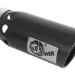 Load image into Gallery viewer, aFe LARGE BORE HD 3in 409-SS DPF-Back Exhaust w/Black Tip 14-18 RAM 1500 EcoDiesel V6-3.0L (td) - Side View