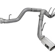 Load image into Gallery viewer, aFe LARGE BORE HD 4in 409-SS DPF-Back Exhaust w/Polished Tip 11-14 Ford Diesel Trucks V8-6.7L (td) - Main Product View