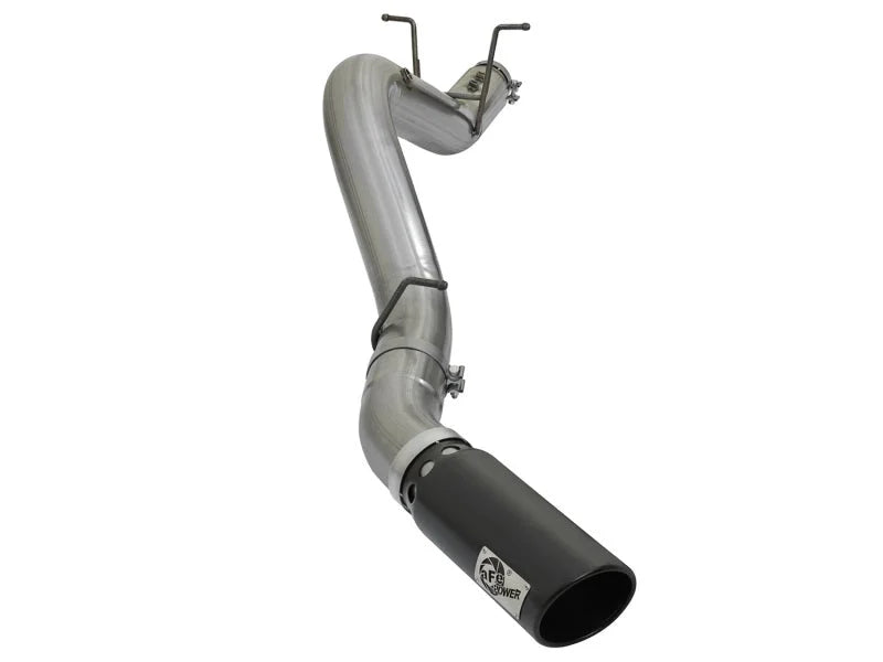 aFe LARGE BORE HD 5in 409-SS DPF-Back Exhaust w/Black Tip 2017 GM Duramax V8-6.6L (td) L5P - Main Product View