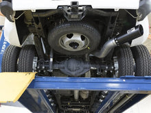 Load image into Gallery viewer, aFe LARGE BORE HD 5in 409-SS DPF-Back Exhaust w/Black Tip 2017 GM Duramax V8-6.6L (td) L5P - Side View