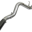 Load image into Gallery viewer, aFe LARGE BORE HD 5in 409-SS DPF-Back Exhaust w/Black Tip 2017 GM Duramax V8-6.6L (td) L5P - Back View