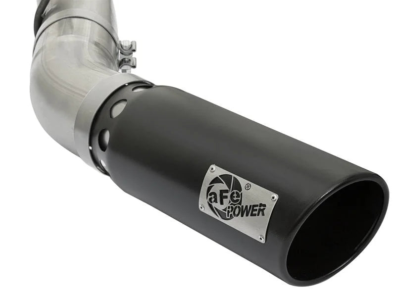 aFe LARGE BORE HD 5in 409-SS DPF-Back Exhaust w/Black Tip 2017 GM Duramax V8-6.6L (td) L5P - Additional View 6