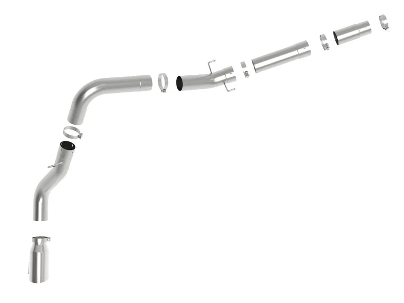 aFe LARGE BORE HD 5in 409-SS DPF-Back Exhaust w/Pol Tip 19-20 Ram Diesel Trucks L6-6.7L (td) - Additional View 5