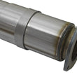 Load image into Gallery viewer, aFe LARGE BORE HD 5in 409-SS DPF-Back Exhaust w/Polished Tip 2017 Ford Diesel Trucks V8 6.7L (td) - Back View