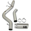 Load image into Gallery viewer, aFe LARGE BORE HD 5in 409-SS DPF-Back Exhaust w/Polished Tip 2017 GM Duramax V8-6.6L (td) L5P - Installation View