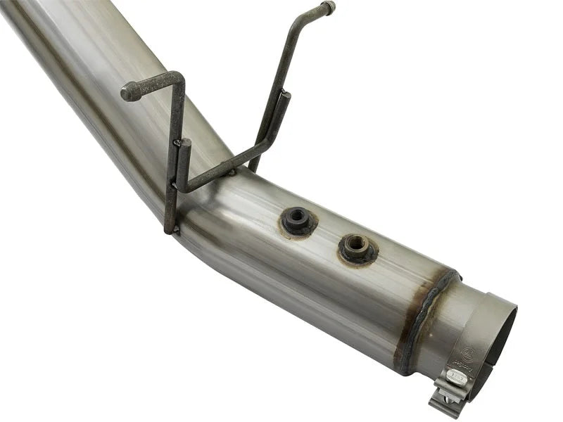 aFe LARGE BORE HD 5in 409-SS DPF-Back Exhaust w/Polished Tip 2017 GM Duramax V8-6.6L (td) L5P - Additional View 7