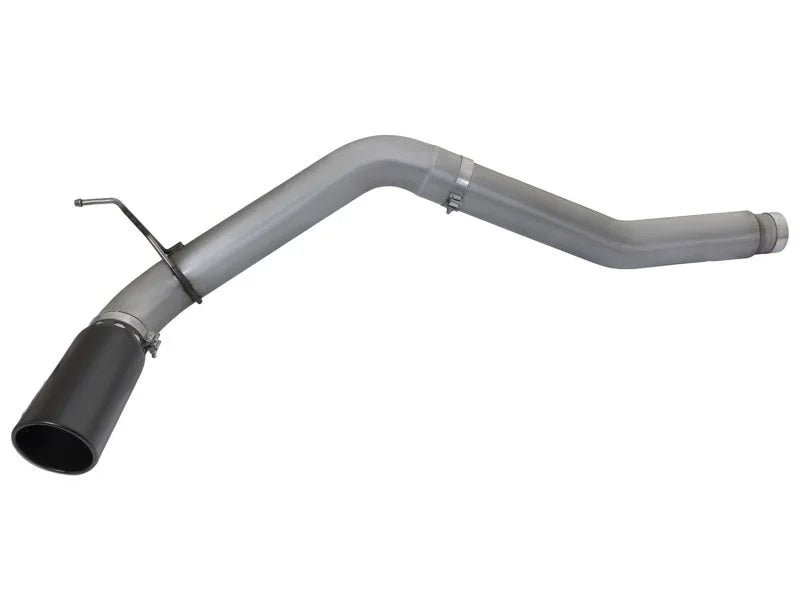 aFe LARGE BORE HD 5in DPF-Back SS Exhaust w/ Black Tip 2016 Nissan Titan 5.0L V8 (td) CC SB - Additional View 9