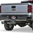 Load image into Gallery viewer, aFe LARGE Bore HD 4in Dual DPF-Back SS Exhaust w/Black Tip 16-17 GM Diesel Truck V8-6.6L (td) LML - Side View